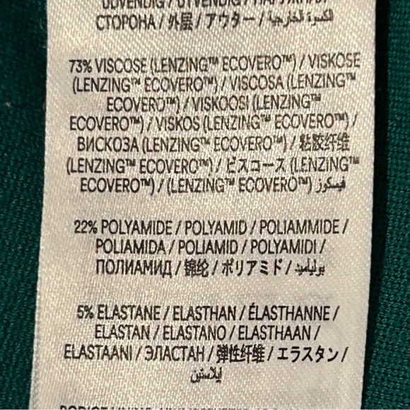 Boden Green (“Bear Grass”) Nicolette Ponte Short Dress - Size 10, Career Wear - Picture 10 of 11